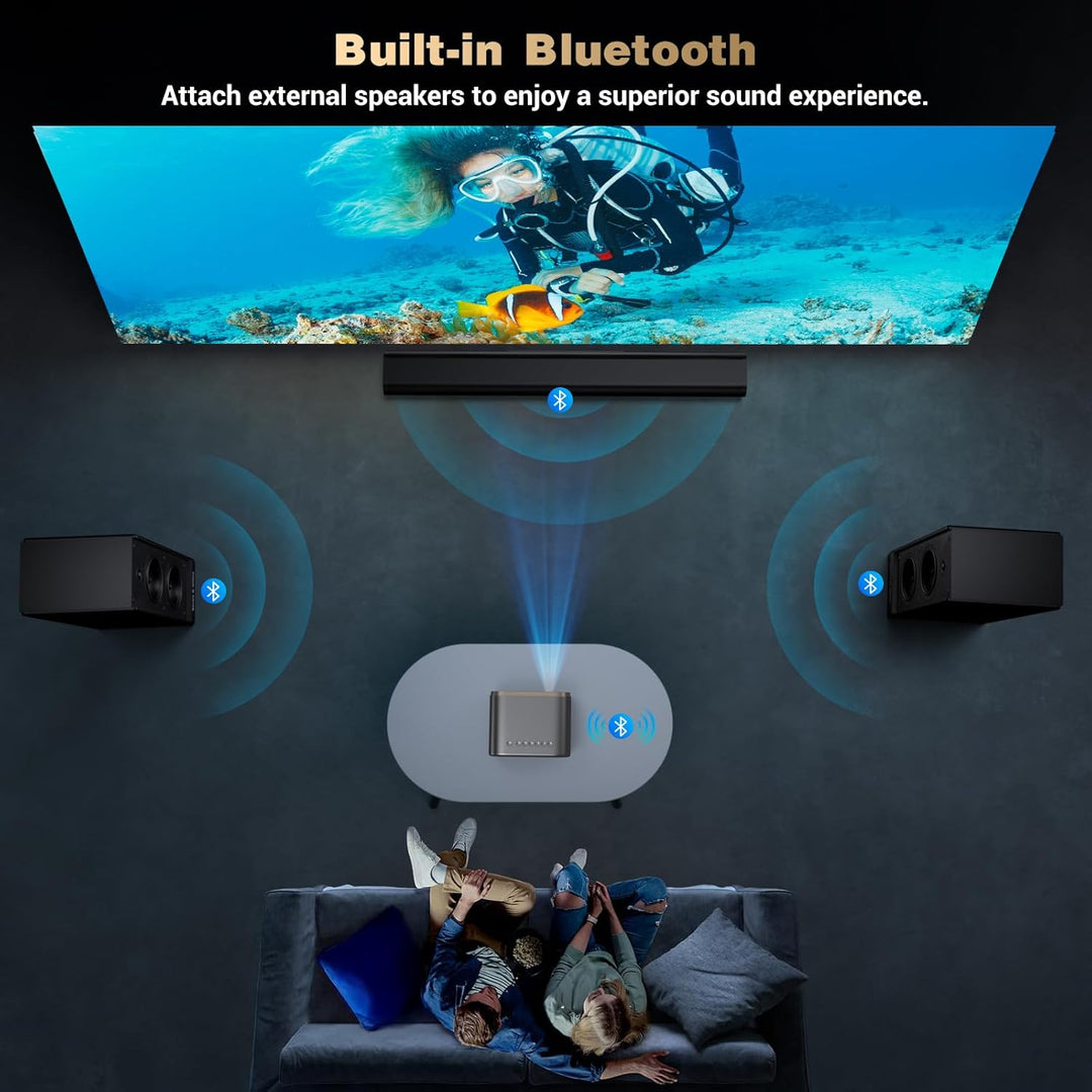 Proyector con WiFi y Bluetooth: [Auto Focus\/Keystone] - Proyector...