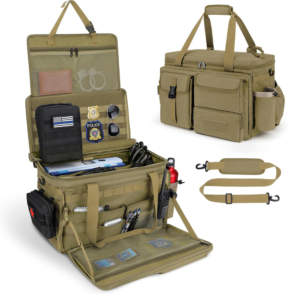 Bolsa de patrulla Policía Policía Equipo de policía Bolsa de