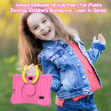 PRITOM Tablet de 7 pulgadas para niños con funda sólida, tabletas p...