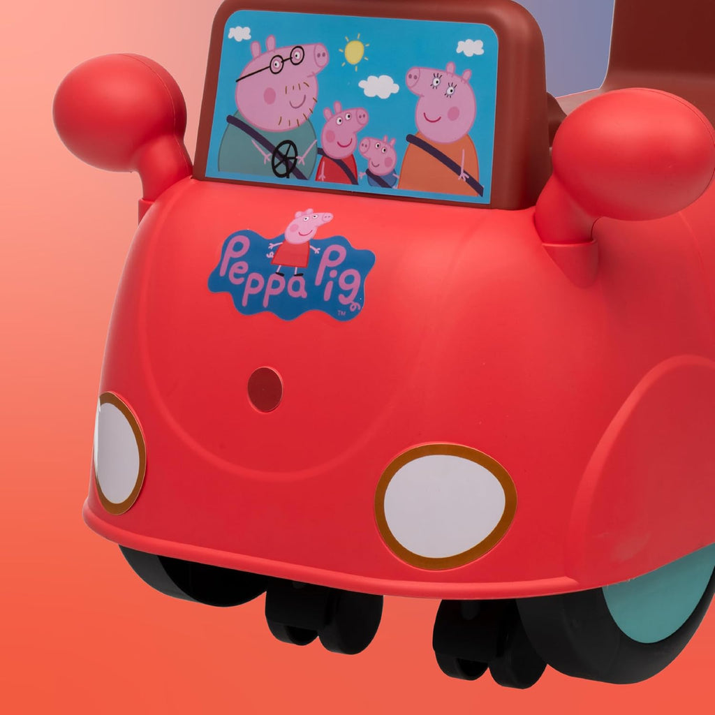 Peppa Pig - Vehículo de juguete Hilux FTF 2025, ruedas fáciles de rodar, construcción segura y duradera