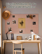 Tablero de anuncios de fieltro y tablero de corcho alternativo 48
