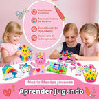 7july Caja de manualidades de unicornio, 12 divertidas artes y manualidades para niños de 4 a 8 años, juguetes creativos educativos, proyectos de arte y manualidades y kit de actividades con suministros, regalo para niñas de 3, 4, 5, 6, 7, 8 años
