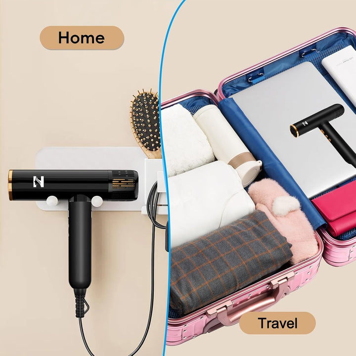 Nicebay Secador de pelo iónico con difusor para cabello rizado, mot...