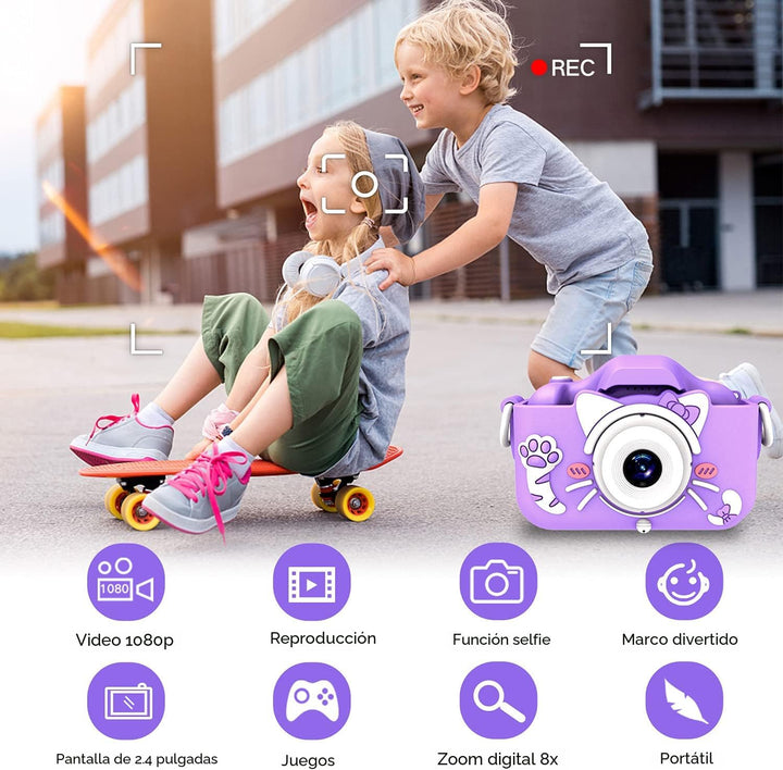 Goopow Juguetes de Cámara para Niños de 3-8 Años Niñas Niños, Video...