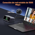 TobenONE - Estación de acoplamiento con monitor dual 4K para Windows, pantalla LCD GaN+ de 160 W