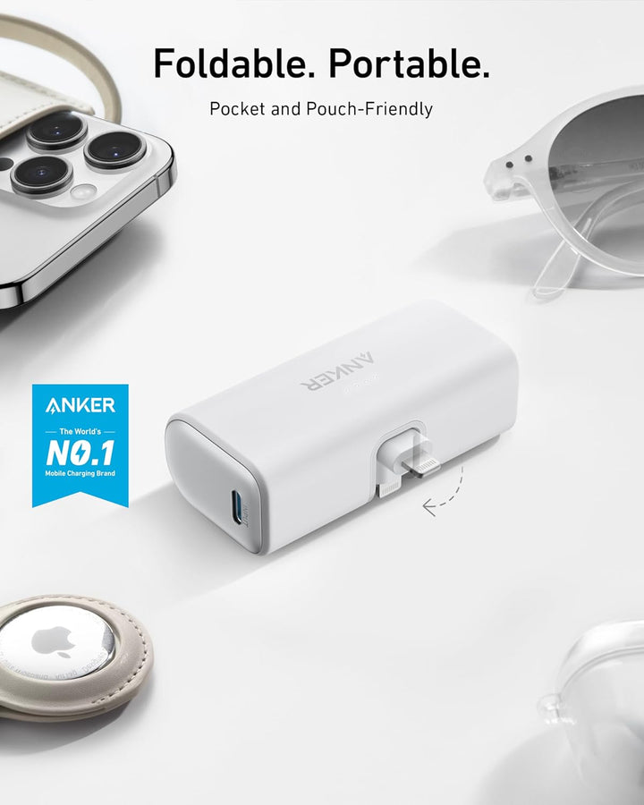 Anker Nano Cargador portátil para iPhone, con conector Lightning MF...