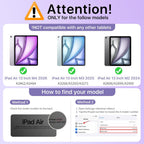 MoKo Funda completa para iPad Air de 13 pulgadas (M4/M3/M2) con pantalla