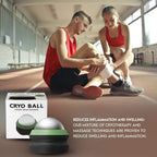 Phyya Rehab - Bola Rodillo de Masaje con Hielo - Rodillo para Tejido Profundo Muscular - Terapia Fría - Rodillo para Fascitis Plantar