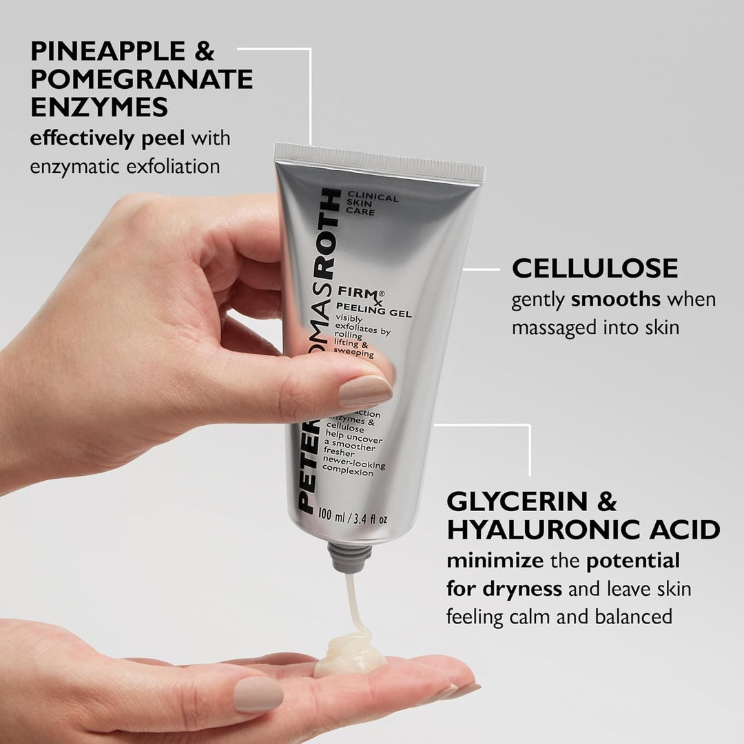 Peter Tomás Roth | Gel exfoliante FIRMx® | Exfoliante facial suave...
