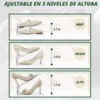 Organizador de ranuras para zapatos para armario, paquete de 30 unidades, apilador de zapatos, organizador para armario, ahorro de espacio, organizador de zapatos (transparente)