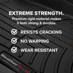 WeatherTech FloorLiners para Ford F-150 2021-2026 / Raptor, Lightning 2022-2023 - SuperCrew (1ra y 2da fila) Negro
