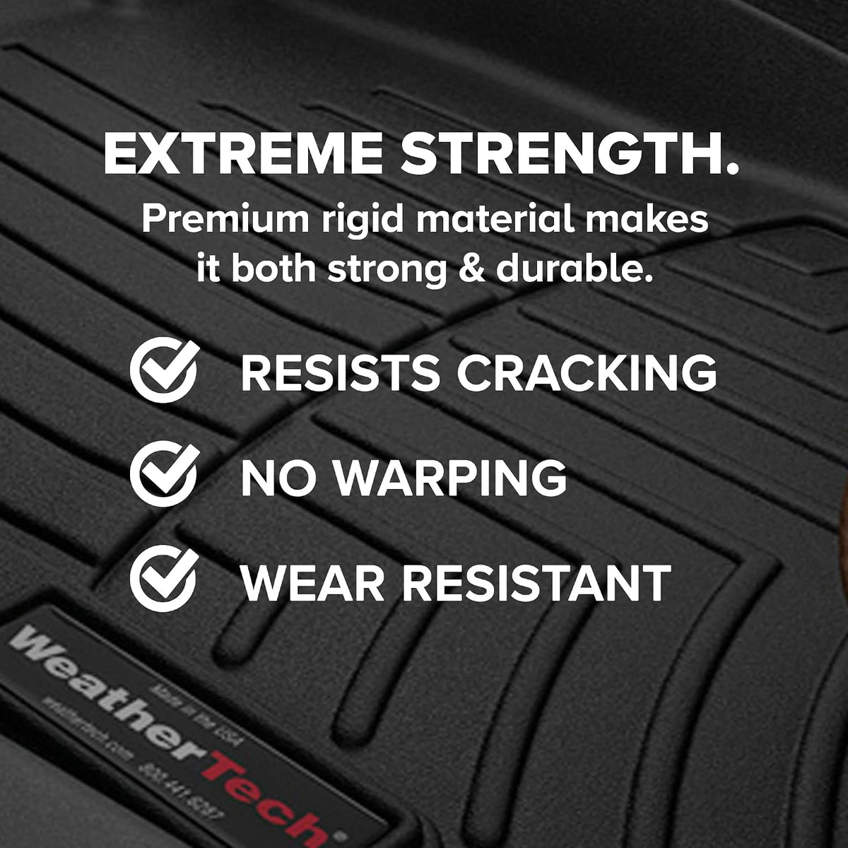 WeatherTech FloorLiners para Ford F-150 2021-2026 / Raptor, Lightning 2022-2023 - SuperCrew (1ra y 2da fila) Negro