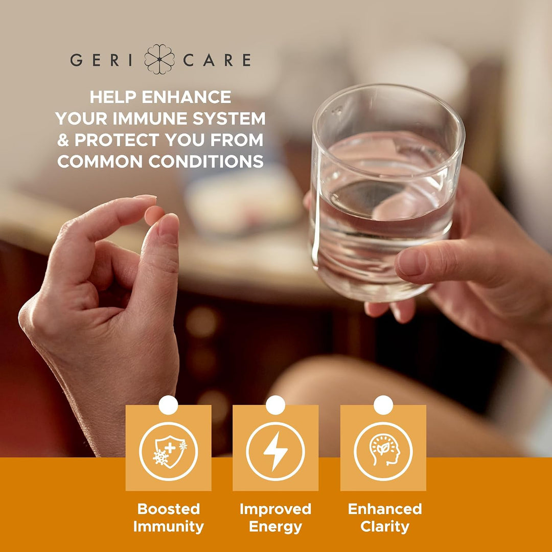 GeriCare Multivitamínicos diarios con minerales para hombres y muje...