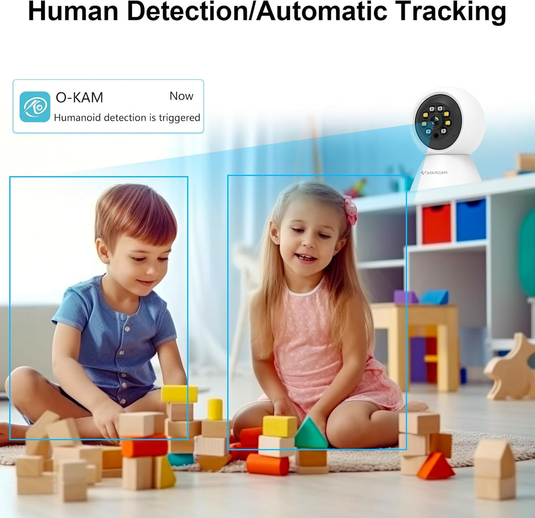 VSTARCAM Cámaras de 3MP para seguridad en el hogar, cámara para mas...