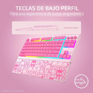 Teclado para juegos Razer Ornata V3 TKL: teclas de perfil bajo - in...