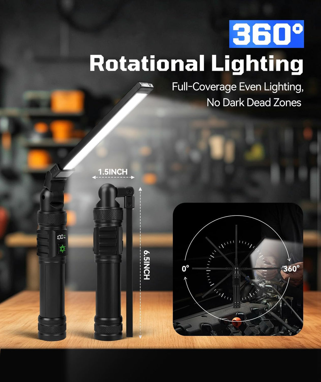 Luz recargable magnética del trabajo/linterna del trabajo del LED