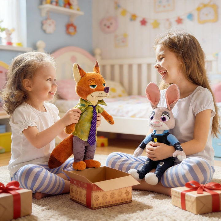 JuGuo Zootopia - Juguetes de peluche paquete de 2 Judy