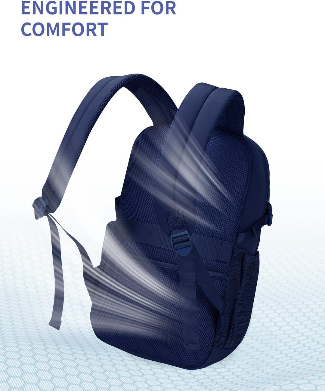 ECOHUB Mochilas para laptop de 17 pulgadas con compartimento para l...