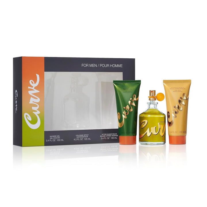 Curve for Men - Fragancia para hombre, estuche de regalo para hombr...