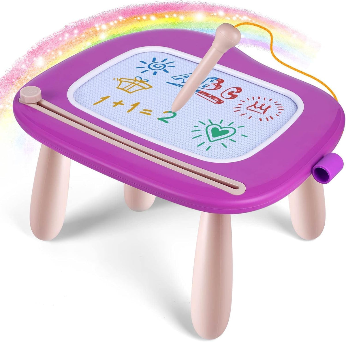 Juguetes para niños de 1 a 2 años, tablero magnético de dibujo y garabatos para el día de San Valentín, juguetes educativos y de aprendizaje para niños de 1, 2 y 3 años, regalos de