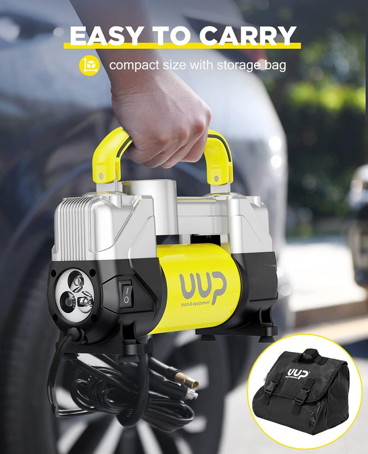 UUP Inflador de Neumáticos Compresor de Aire, 150PSI 12V DC Doble C...