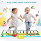 Alfombrilla de piano, tapete musical, piano de piso, juguetes para niños