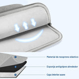 MOSISO Funda vertical de poliéster con bolsillo para laptop de 17 a...