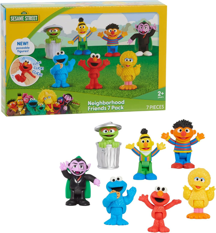 Just Play Sesame Street Neighborhood Friends - 7 figuras