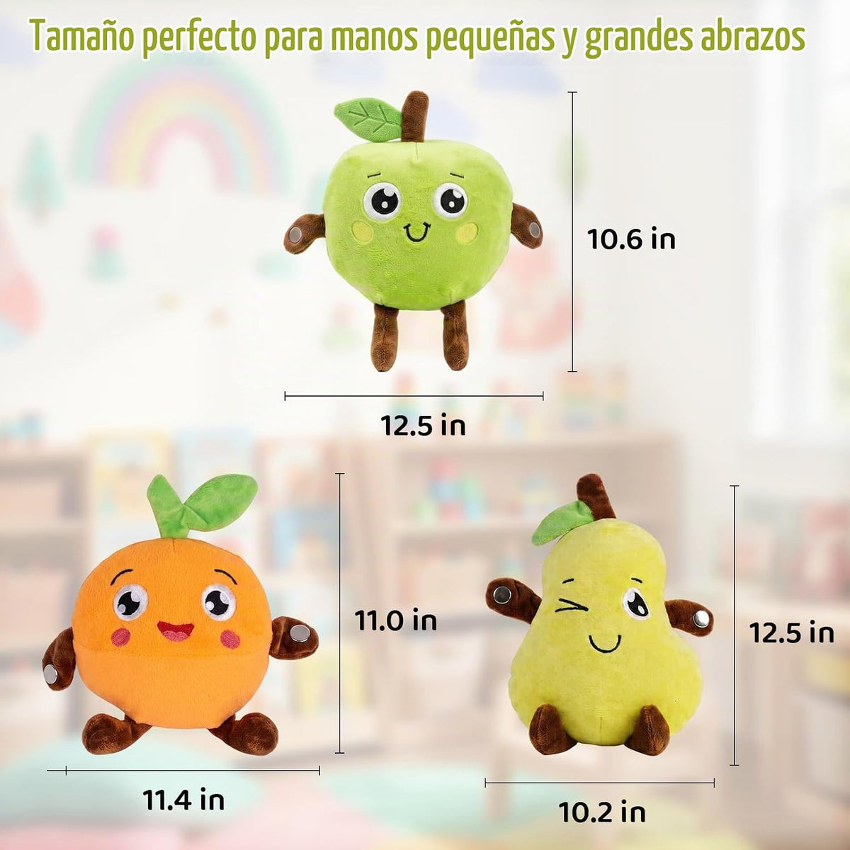 Juguete de peluche interactivo de la música, juguete sensorial