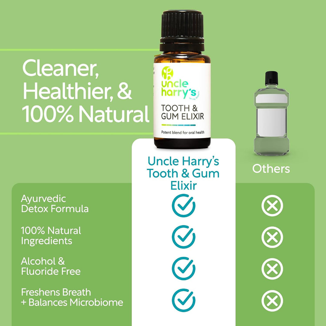 Uncle Harry's Elixir de aromaterapia para dientes y encías | En...