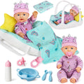 Lehoo Castle Juego de muñecas de bebé, muñeca de bebé de 12 pulgadas con