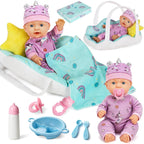 Lehoo Castle Juego de muñecas de bebé, muñeca de bebé de 12 pulgadas con