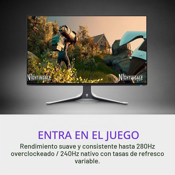 Dell Alienware Monitor para juegos de 27 pulgadas | 280Hz, 1ms, QHD...