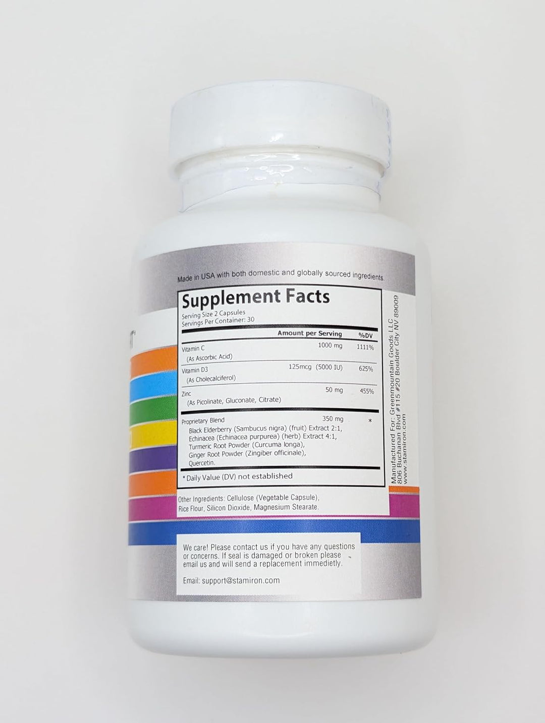 Apoyo inmunológico 8 en 1 con quercetina, zinc 50mg, vitamina C 100...