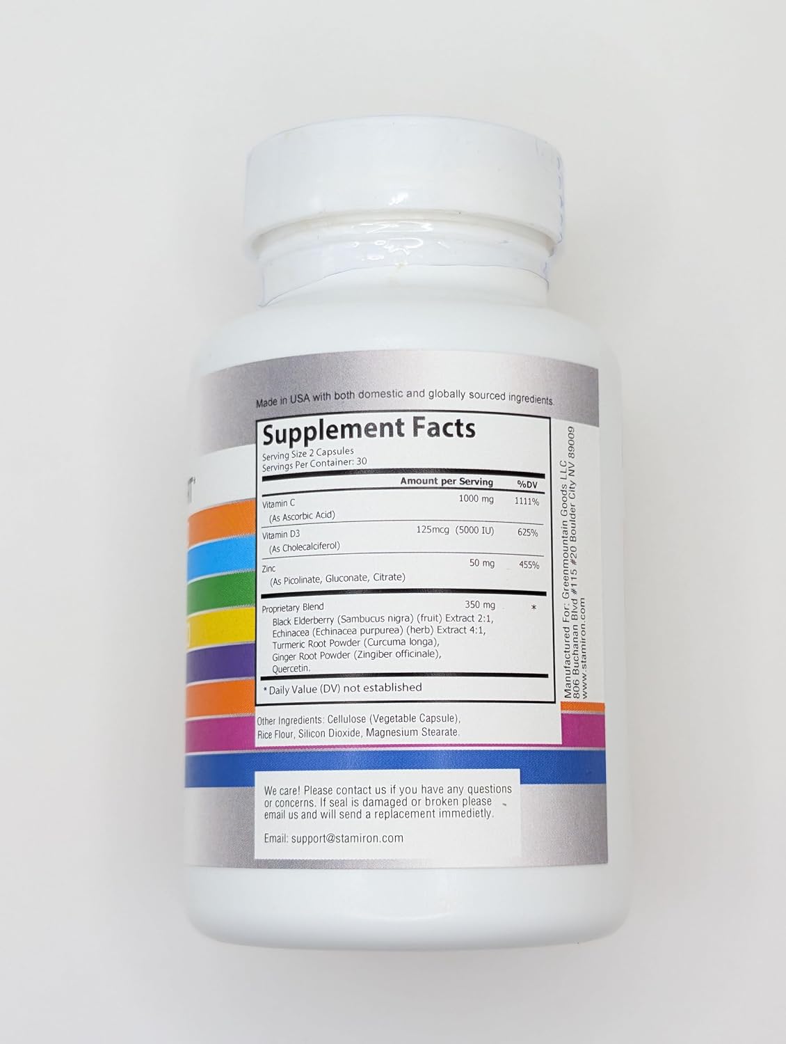 Apoyo inmunológico 8 en 1 con quercetina, zinc 50mg, vitamina C 100...