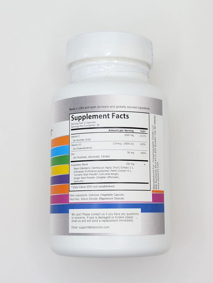 Apoyo inmunológico 8 en 1 con quercetina, zinc 50mg, vitamina C 100...