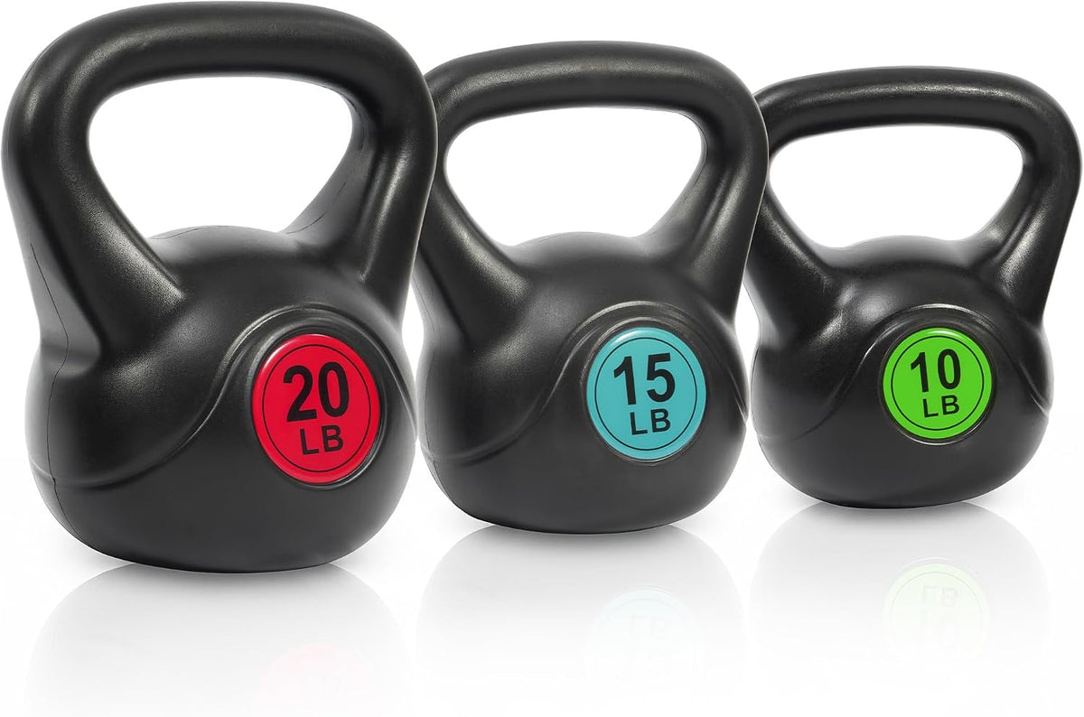 Juego de pesas rusas de agarre ancho de 3 o 4 piezas de pesas rusas para entrenamiento de fuerza