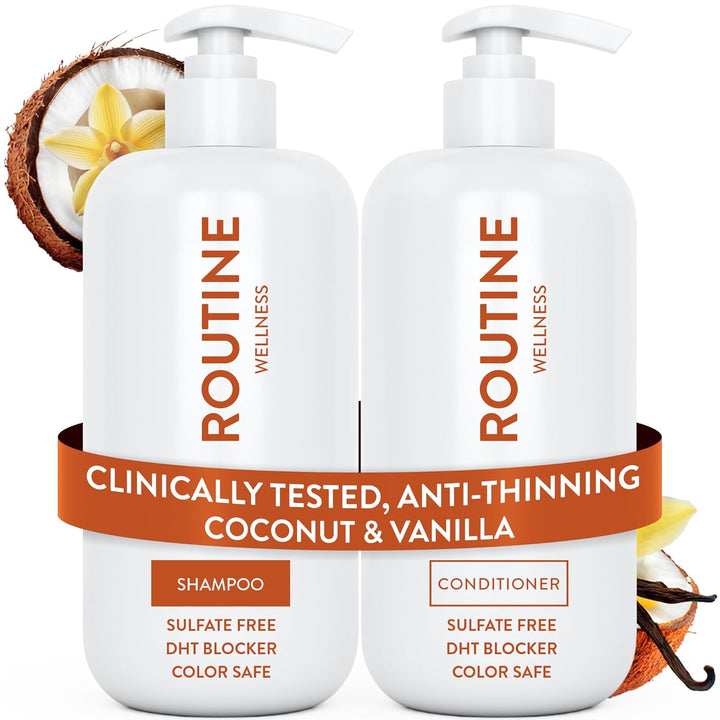 Routine Wellness - Juego de champú y acondicionador para cabello má...