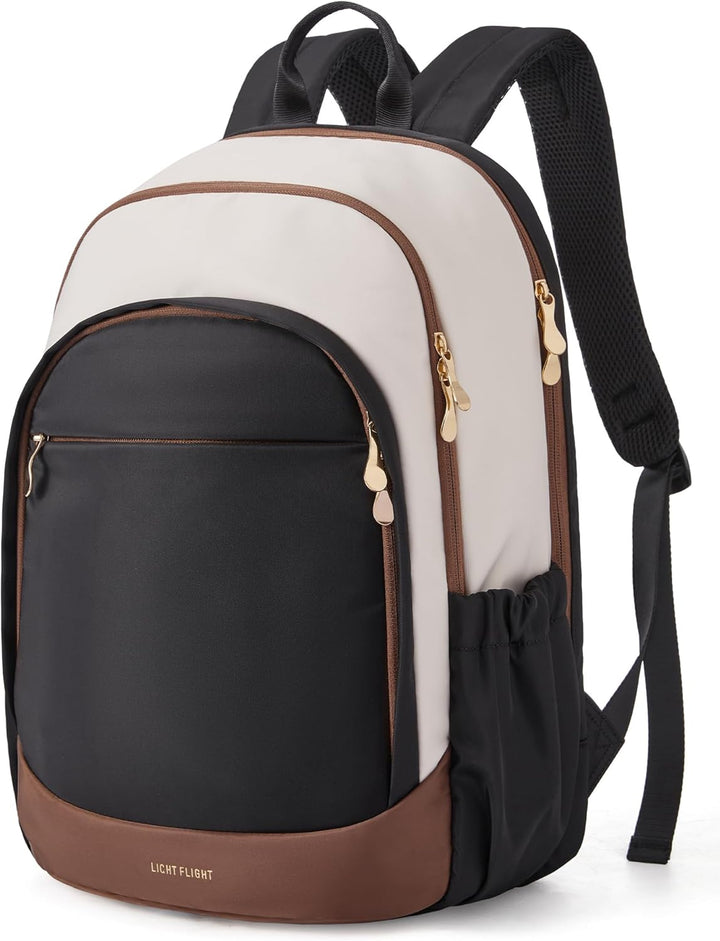 LIGHT FLIGHT Mochila para laptop para mujer, bolsa de viaje para la...