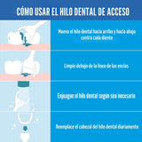 REACH® Listerine Ultraclean Access - Cabezales de repuesto para hil...