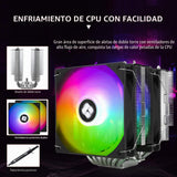 Thermalright Enfriador de aire para CPU PS120SE ARGB, enfriador de...