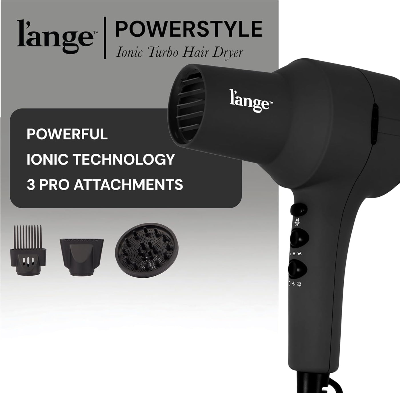 L'ANGE HAIR PowerStyle Turbo - Secador de pelo iónico | Secador...