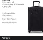 TUMI Aerotour - Maleta de mano expandible con 4 ruedas, 21.75 pulgadas