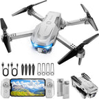 Drone con cámara 1080P - Drone plegable RC Quadcopter FPV con control
