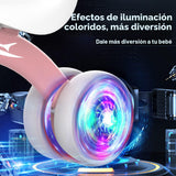 Bicicleta de equilibrio con luces coloridas para bebés de 1 año, re...