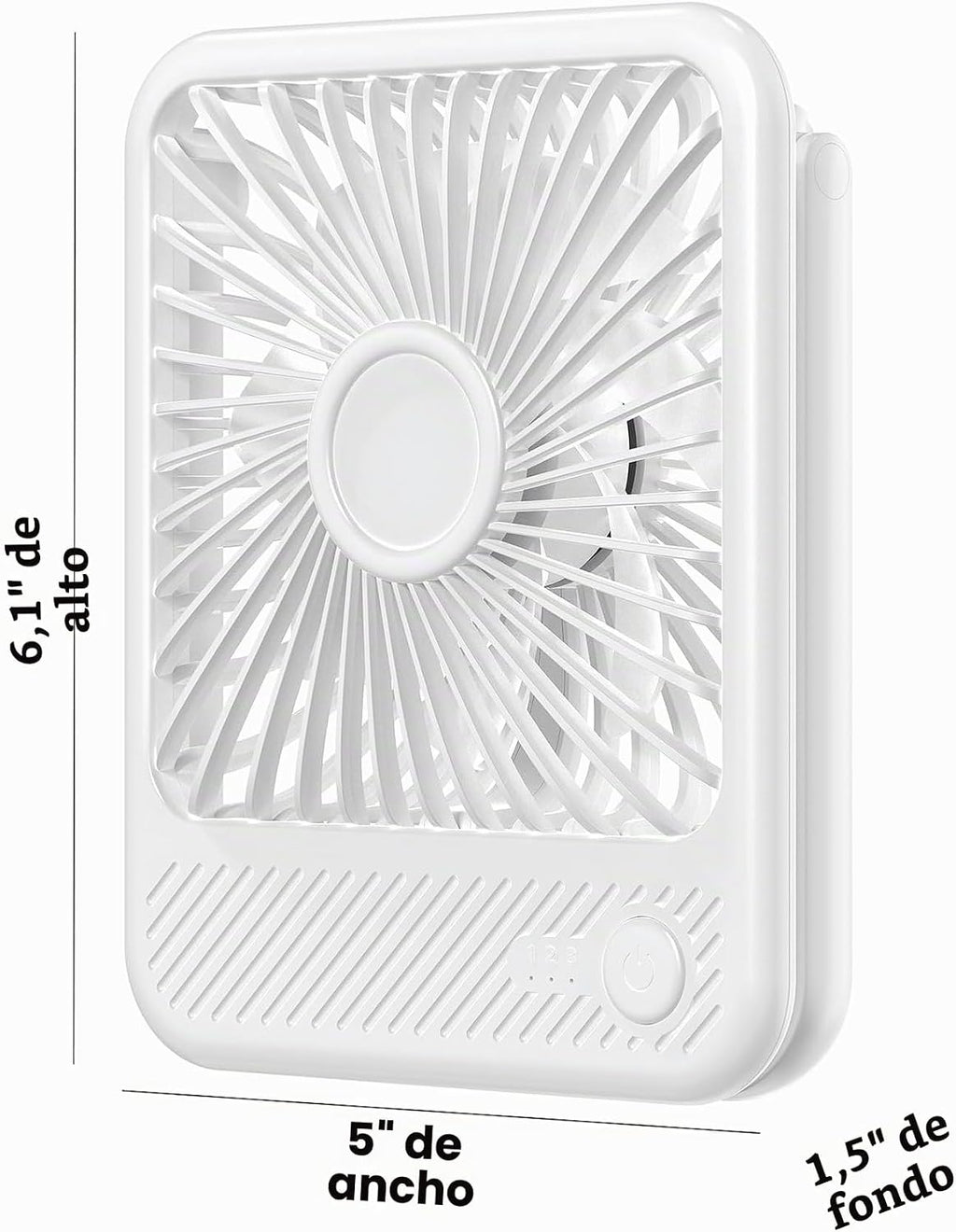 Koonie - Ventilador de escritorio USB, ventilador pequeño ultra sil...