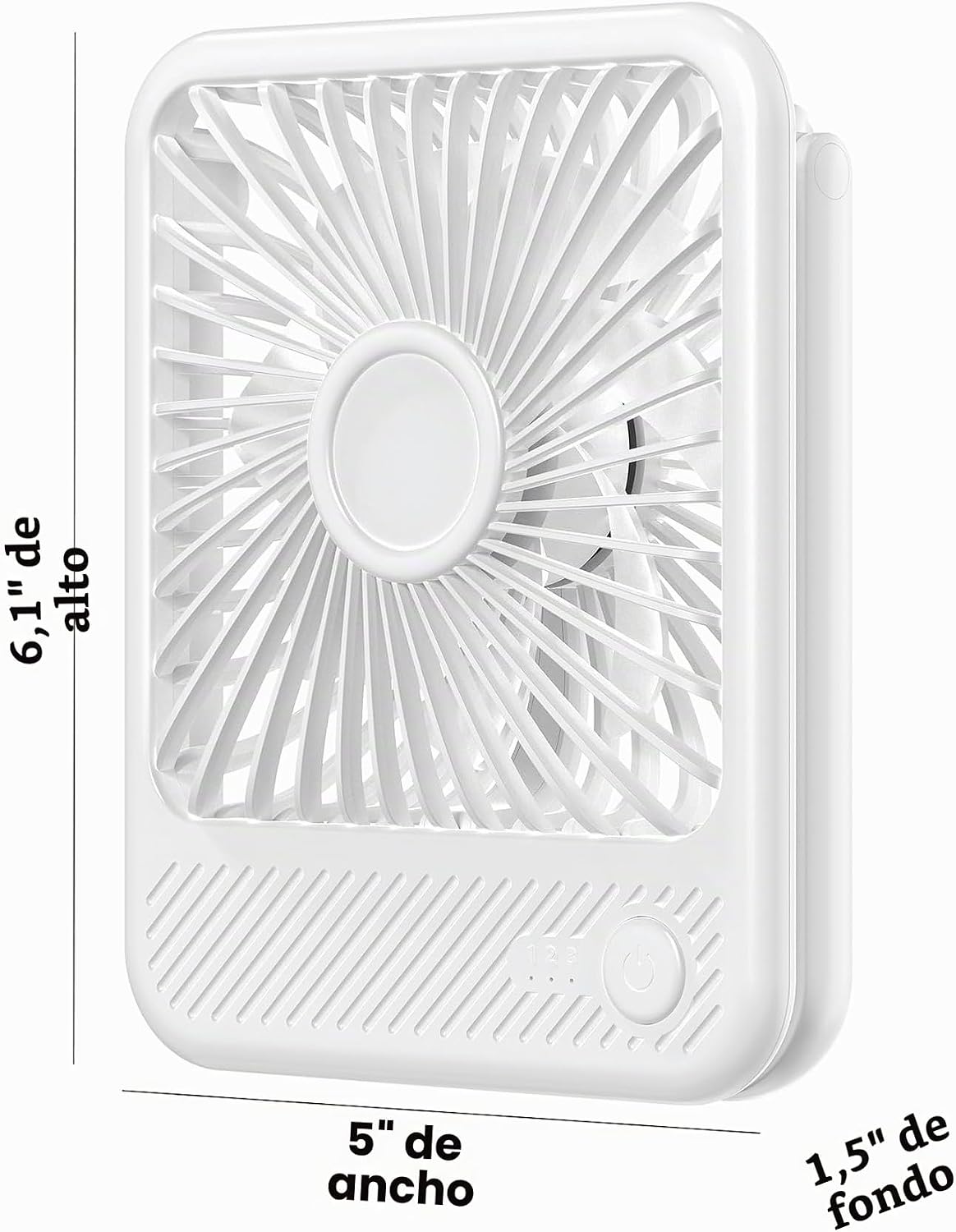 Koonie - Ventilador de escritorio USB, ventilador pequeño ultra sil...