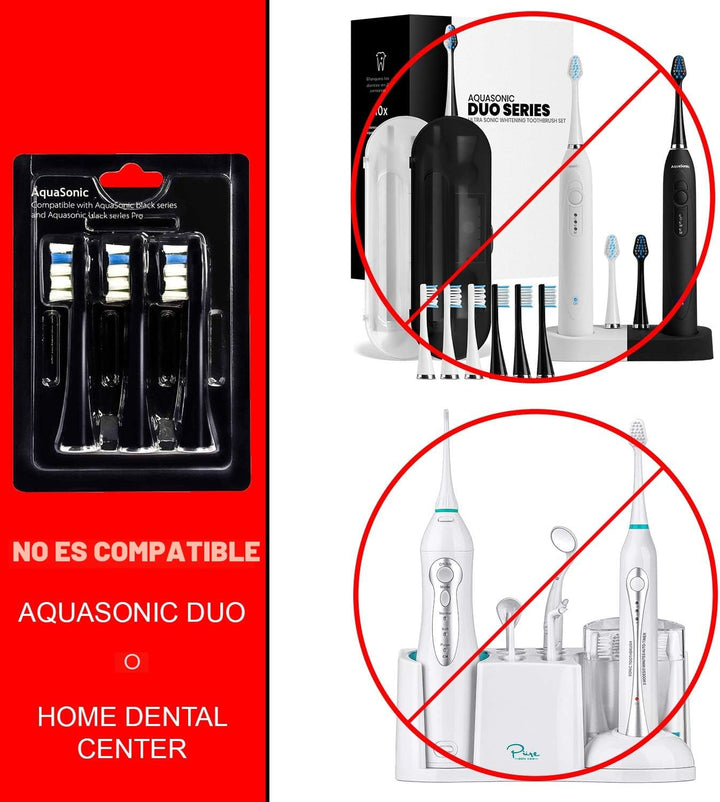 AquaSonic Cabezales de cepillo de repuesto originales Proflex | Ace...