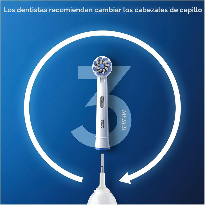 Oral-B Sensitive Clean - Cabezales de repuesto para cepillo de dien...