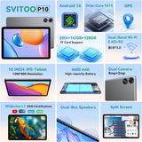 Tablet Android de 10 pulgadas, tableta Android 15 2025 para niños y...
